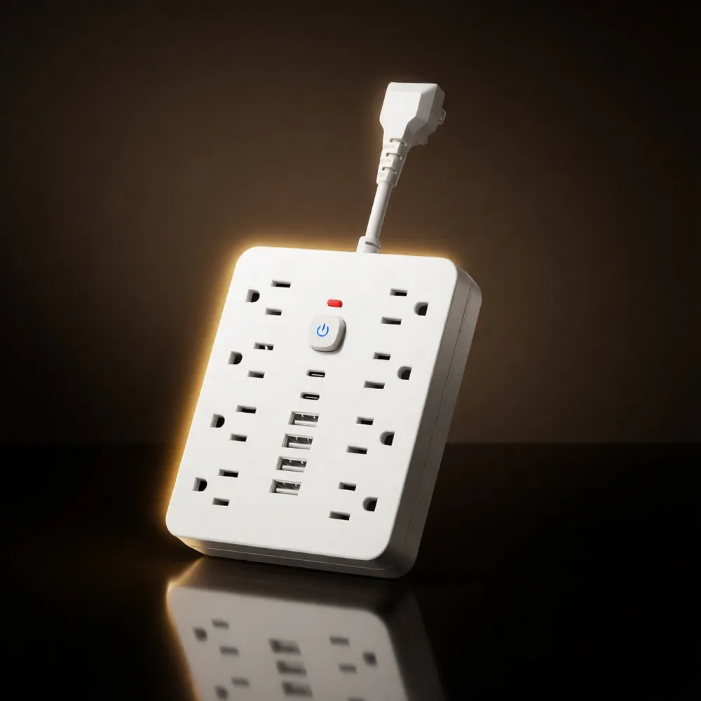 Regleta Multitoma 8 Tomas con USB y Tipo C